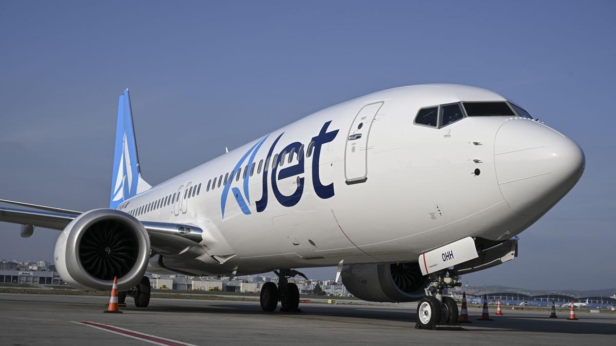 AJet'in 7'nci Boeing 737-8 MAX ua, Sabiha Gken Havaliman'na geldi