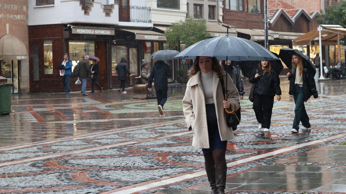 Edirne ve Krklareli'nde saanak zor anlar yaatt 