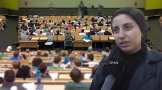 Üniversitede başörtülü öğrenciye skandal sözler