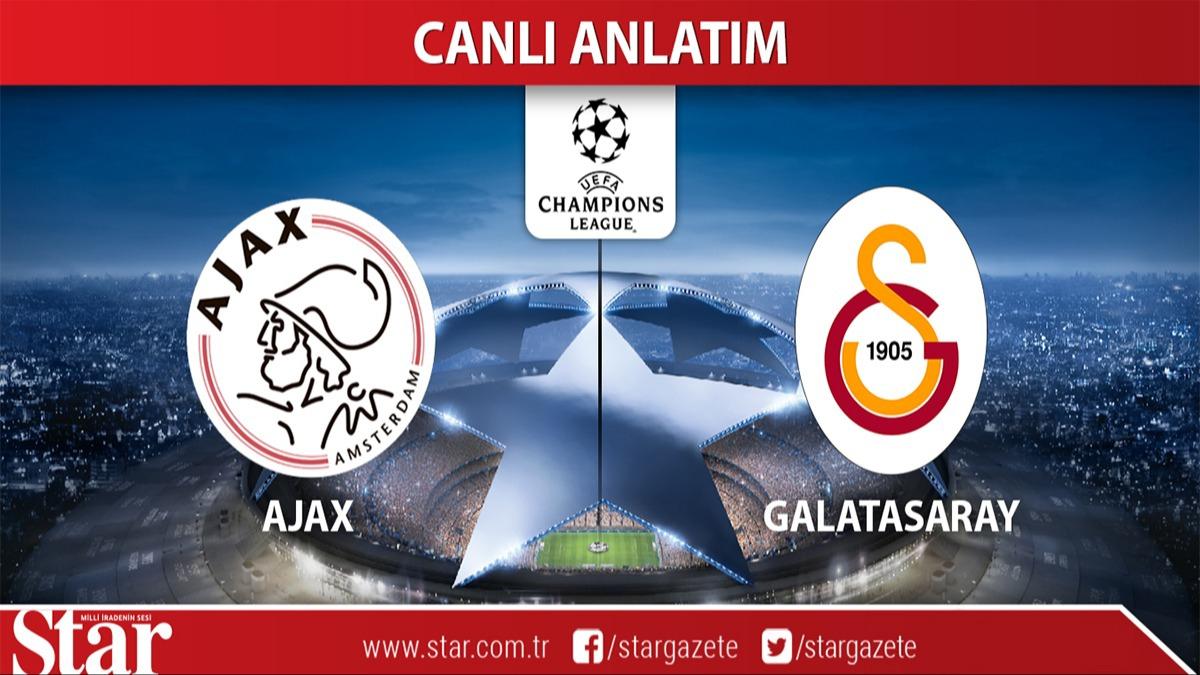 CANLI ANLATIM: Ajax-Galatasaray