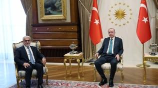 Cumhurbaşkanı Erdoğan, HÜDAPAR Genel Başkanı Yapıcıoğlu'nu kabul etti
