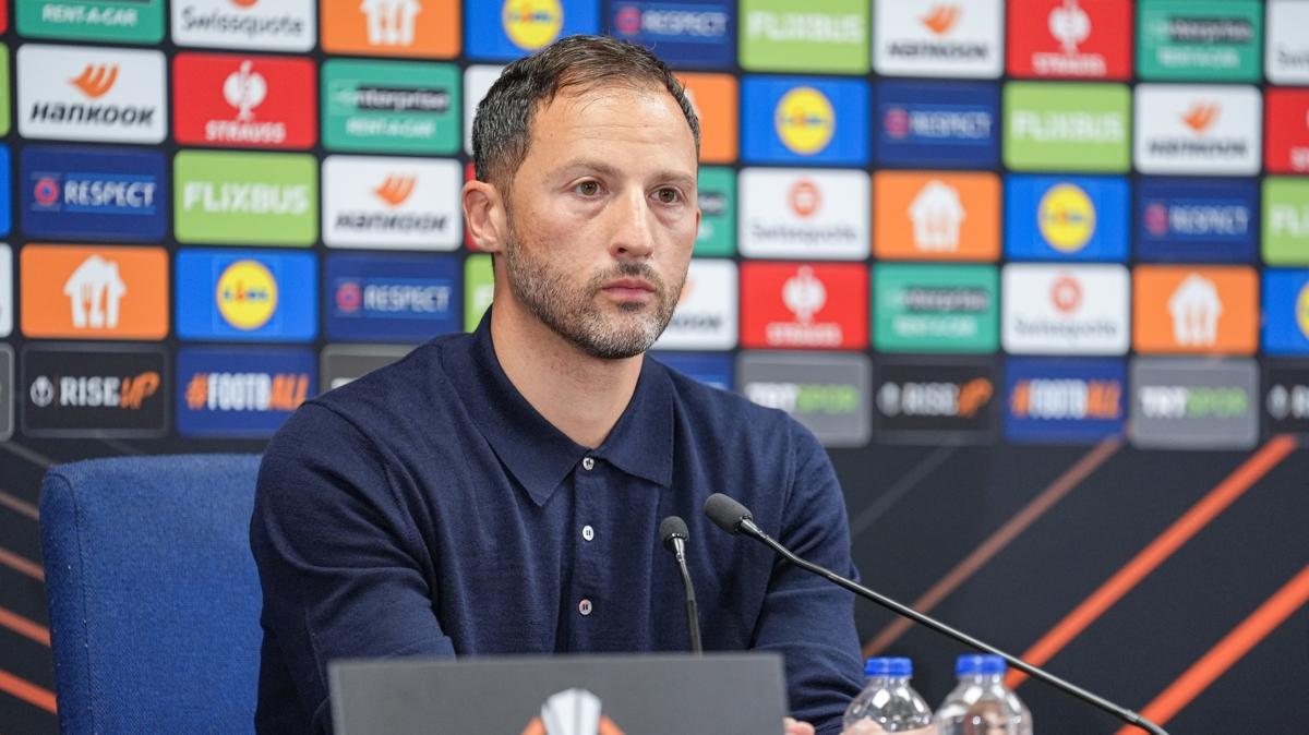 Domenico Tedesco, Plzen ma ncesi konutu: 3 puan iin her eyi yapacaz