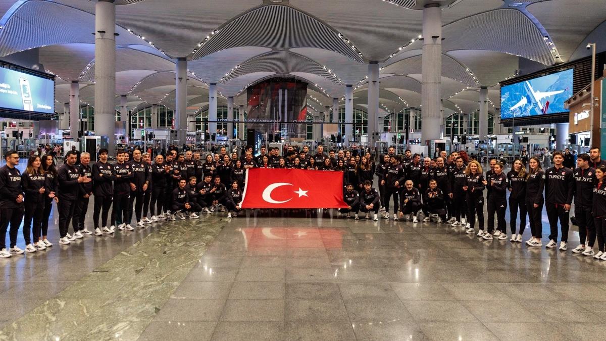 Milli sporcular, 6. slami Dayanma Oyunlar iin Riyad'a gitti