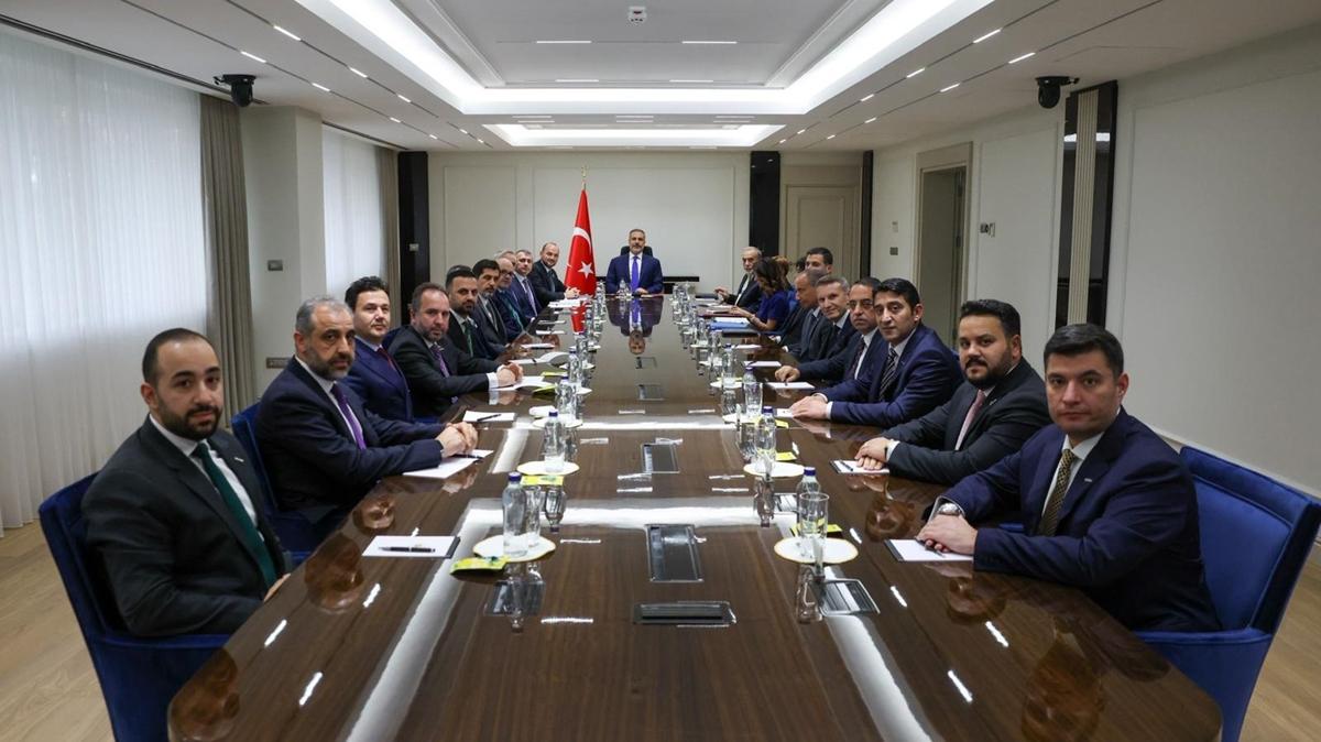 Bakan Fidan, MSAD Genel Bakan zdemir ve beraberindeki heyeti kabul etti