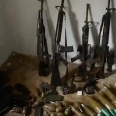 Gizli depo ortaya kt: Suriye'de yasa d silah ticaretine darbe