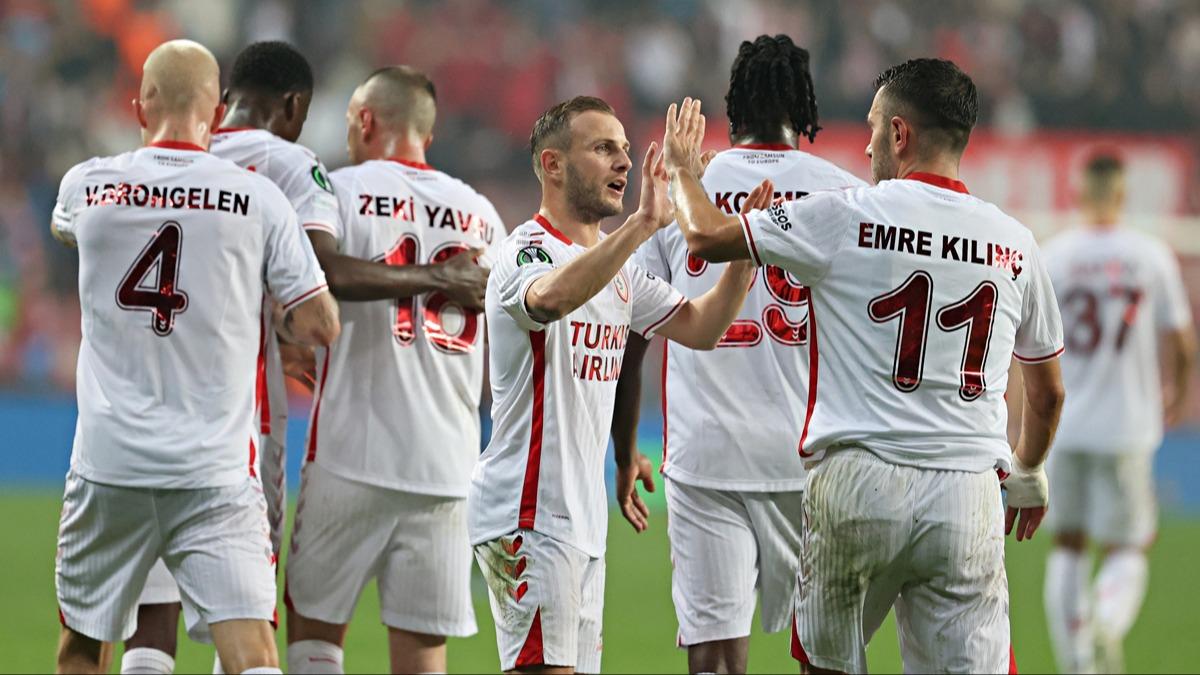 Konferans Ligi'nin yeni lideri! Samsunspor, Avrupa'da doludizgin
