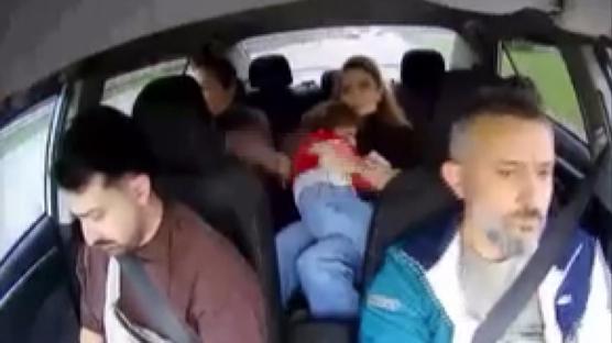 Usta taksici 6 kiinin cann kurtard: O anlar kamerada