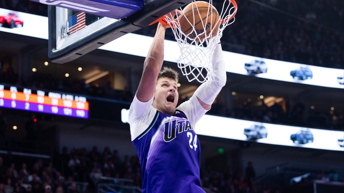 Utah Jazz'a kt haber! Walker Kessler sezonu kapatt