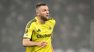 Skriniar, hakemle arasnda geen diyalou anlatt!