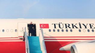 Cumhurbaşkanı Erdoğan, Azerbaycan'a gitti