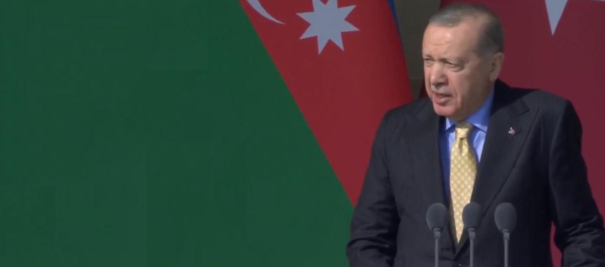 Bakan Erdoan'dan Karaba Zaferi vurgusu: Tarihe eref nianesi olarak altn harflerle yazld