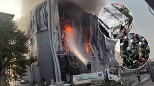 'Yanan binaya çok yakındık'