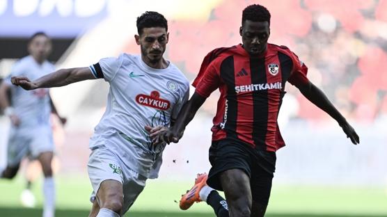 Gaziantep FK, aykur Rizespor ile yeniemedi