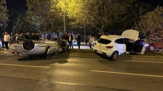 Kartal sahil şeridinde zincirleme kaza