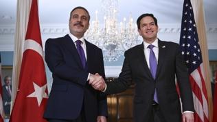 Bakan Fidan Beyaz Saray'da... ABD'li mevkidayla grt