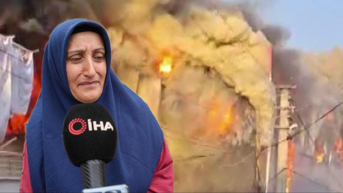 Parfm tesisindeki deheti anlatt: Ateten kimse kimseyi grmedi