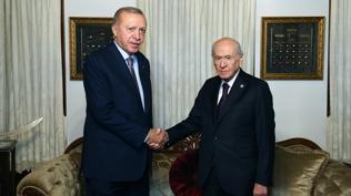 Başkan Erdoğan-Bahçeli görüşmesi başladı
