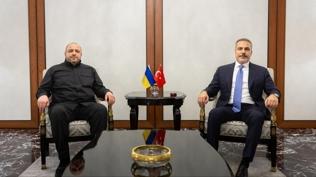 Bakan Fidan, Ukrayna Ulusal Güvenlik ve Savunma Konseyi Sekreteri Umerov ile bir araya geldi