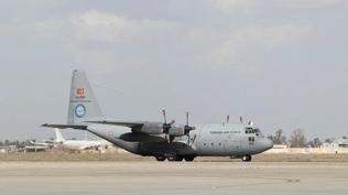 Kabine yelerinden den askeri uakta ehit olan askerler iin basal mesajlar