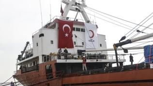 Trkiye'den Gazze'ye yardm eli: yilik Gemisi yola kt