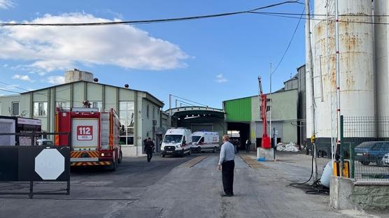 Ya fabrikasnda patlama: Yarallar hastaneye kaldrld