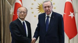 Cumhurbakan Erdoan, Masato Kanda'y kabul etti