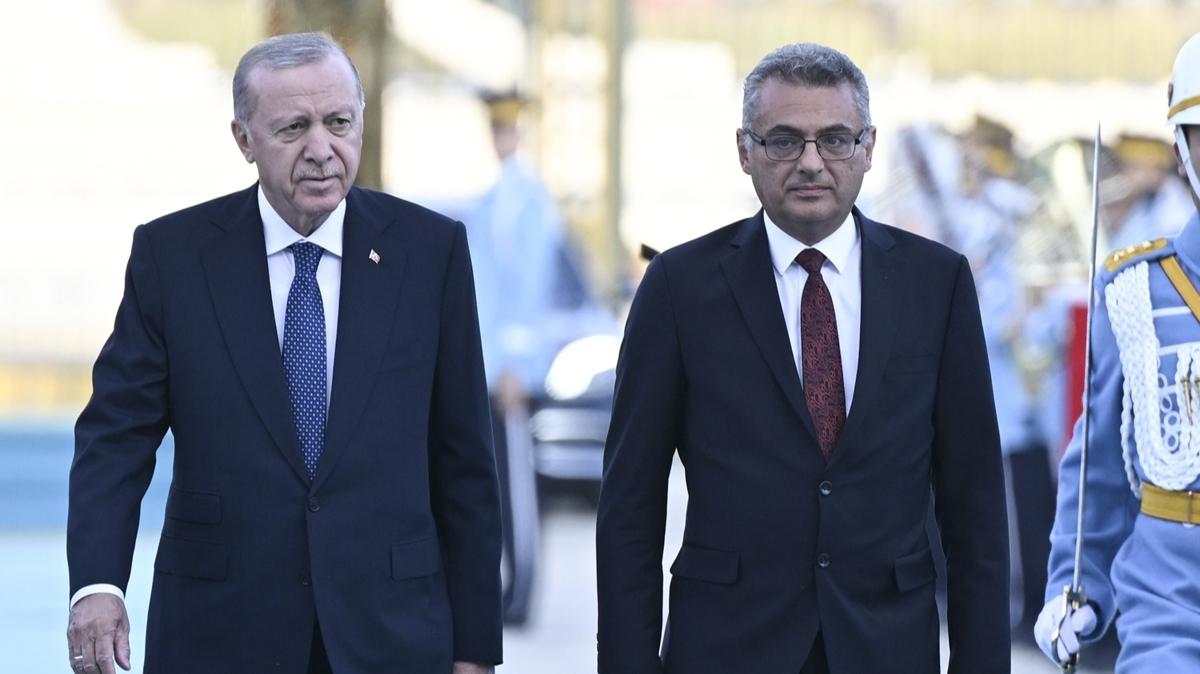 KKTC Cumhurbakan Erhrman Ankara'da! Resmi trenle karland