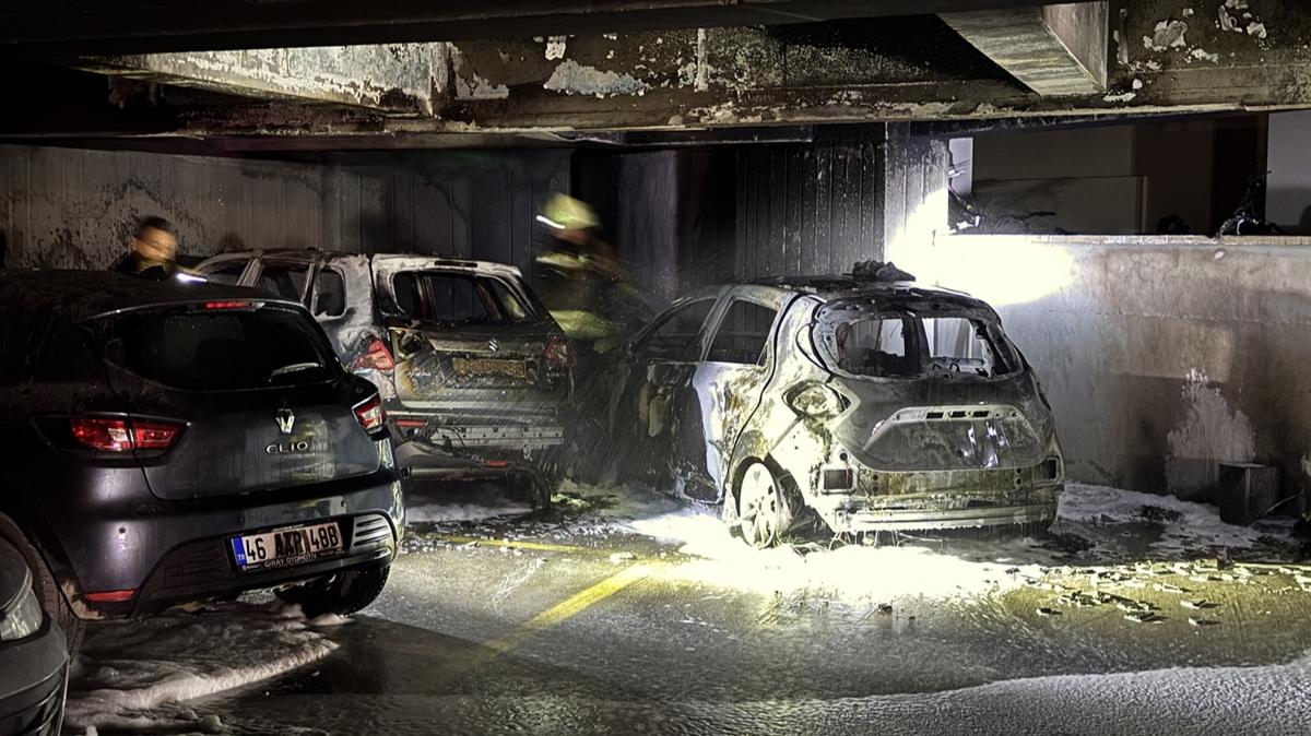 Site otoparknda korku dolu anlar: Aralar yand 18 kii etkilendi