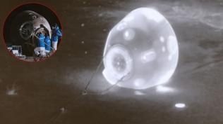 Dn kapslnde atlak mahsur brakmt! inli astronotlardan iyi haber