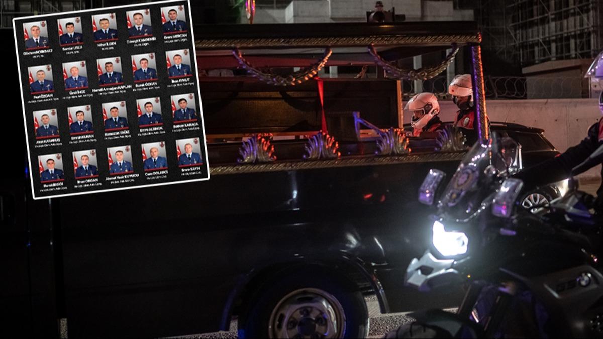 Trkiye kahraman ehitlerini uurluyor! Naalar tren alanna gtrld