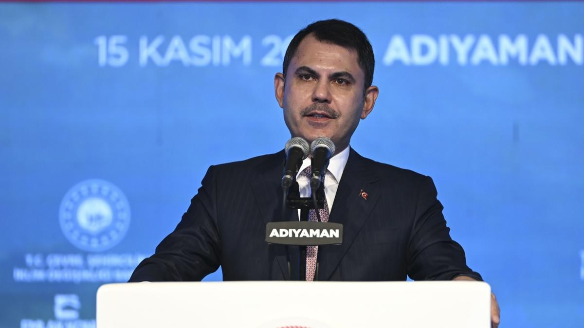 Bakan Kurum'dan asrın inşası mesajı