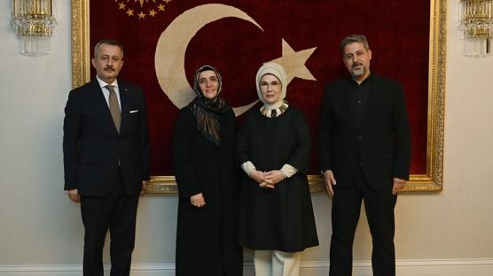 Emine Erdoğan, İstanbul Aile Vakfı temsilcileriyle bir araya geldi