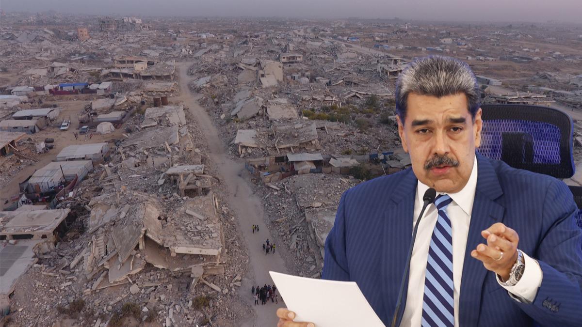 Maduro'dan ABD'ye arpc k! Yeni bir Gazze mi istiyorsunuz?