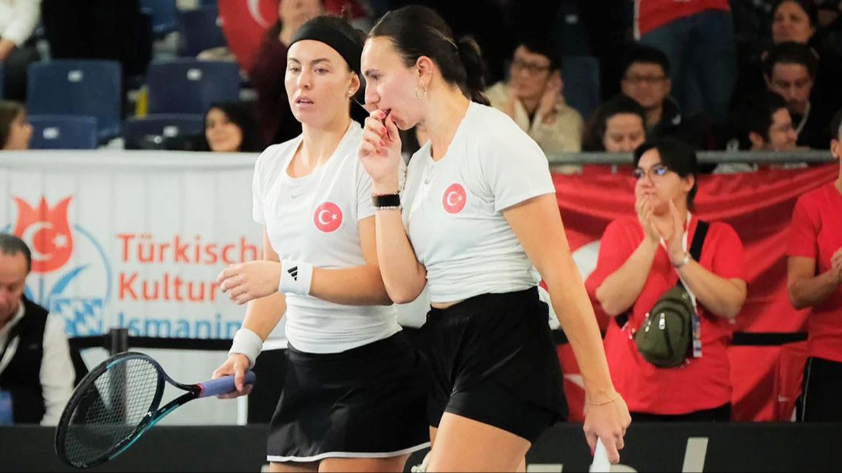 Milli tenisiler, Billie Jean King Kupas'nda Belika'ya malup oldu