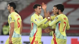 Millilerin grubunda İspanya deplasmanda Gürcistan'ı 4'ledi