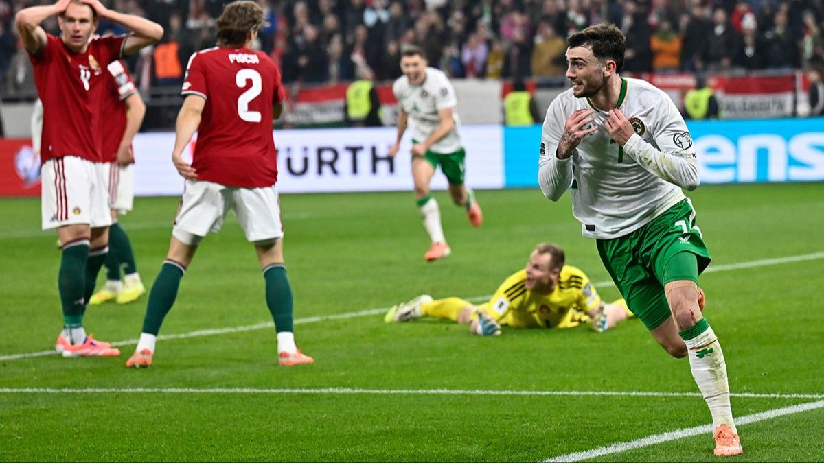İrlanda, play-off biletini son anda aldı! Troy Parrott'tan hat-trick