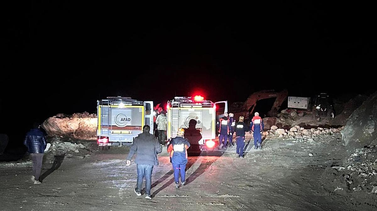 Sivas'ta maden ocanda gk... Arama-kurtarma almas balatld
