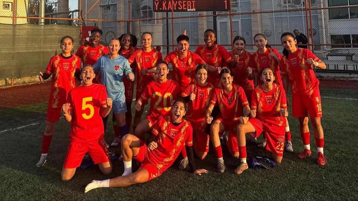 Auran Kayseri Kadn FK deplasmandan galibiyetle dnd