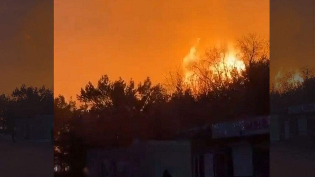 Rusya'da doğal gaz boru hattında patlama! Söndürme çalışmaları devam ediyor