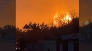 Rusya'da doğal gaz boru hattında patlama! Söndürme çalışmaları devam ediyor