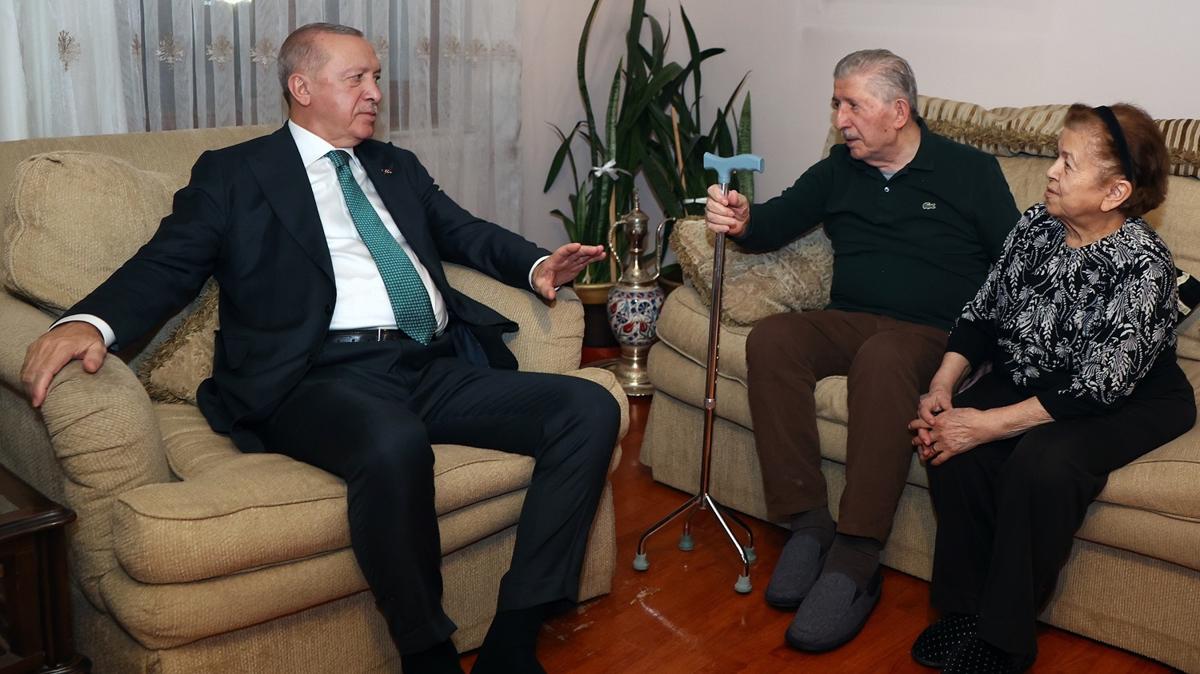 Cumhurbakan Erdoan, YK yesi Kksal Toptan' ziyaret etti