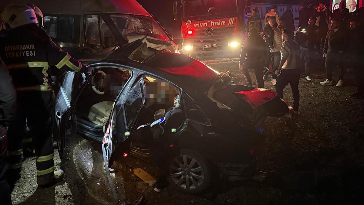 Diyarbakr'da zincirleme trafik kazas: l ve ok sayda yaral var