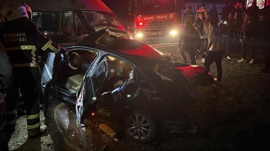 Diyarbak�r'da zincirleme trafik kazas�: �ok say�da �l� ve yaral� var