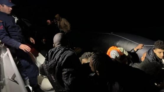 Foa aklarnda 4' ocuk 36 dzensiz gmen kurtarld