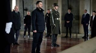 Ukrayna Devlet Başkanı Zelenski, Anıtkabir'i ziyaret etti