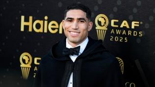 Afrika'da yln futbolcusu Achraf Hakimi