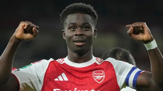 Arsenal'de Bukayo Saka gelimesi