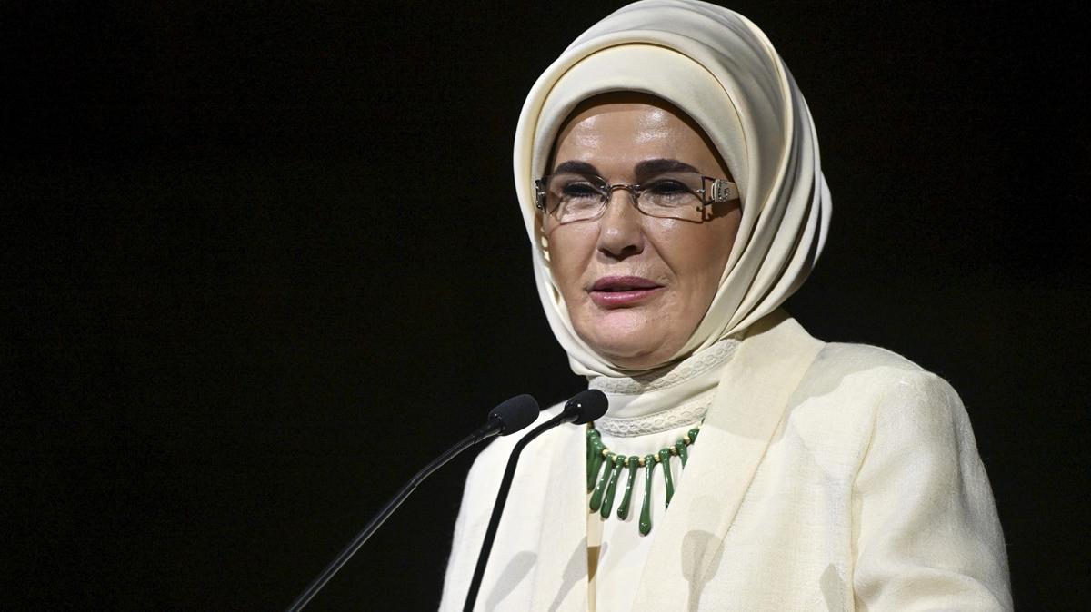 Emine Erdoan: Sof kuma iin atlan bu adm yeni projelere ilham olacak