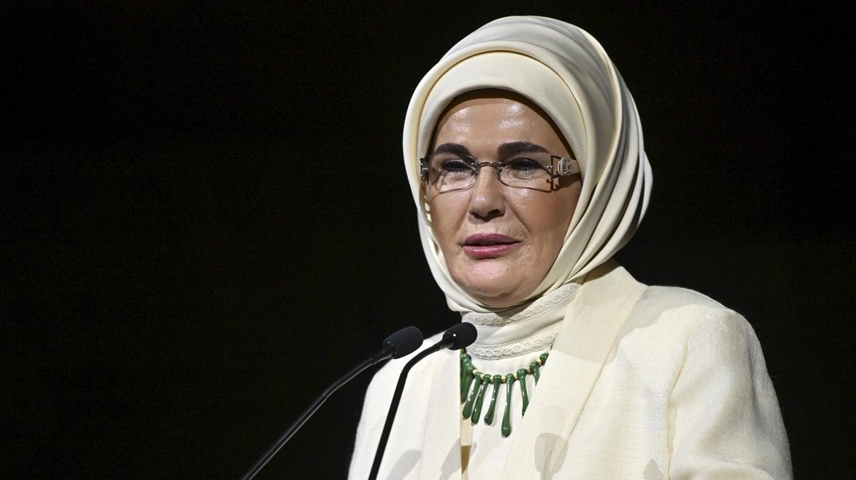 Emine Erdoan: Sof kuma iin atlan bu adm yeni projelere ilham olacak