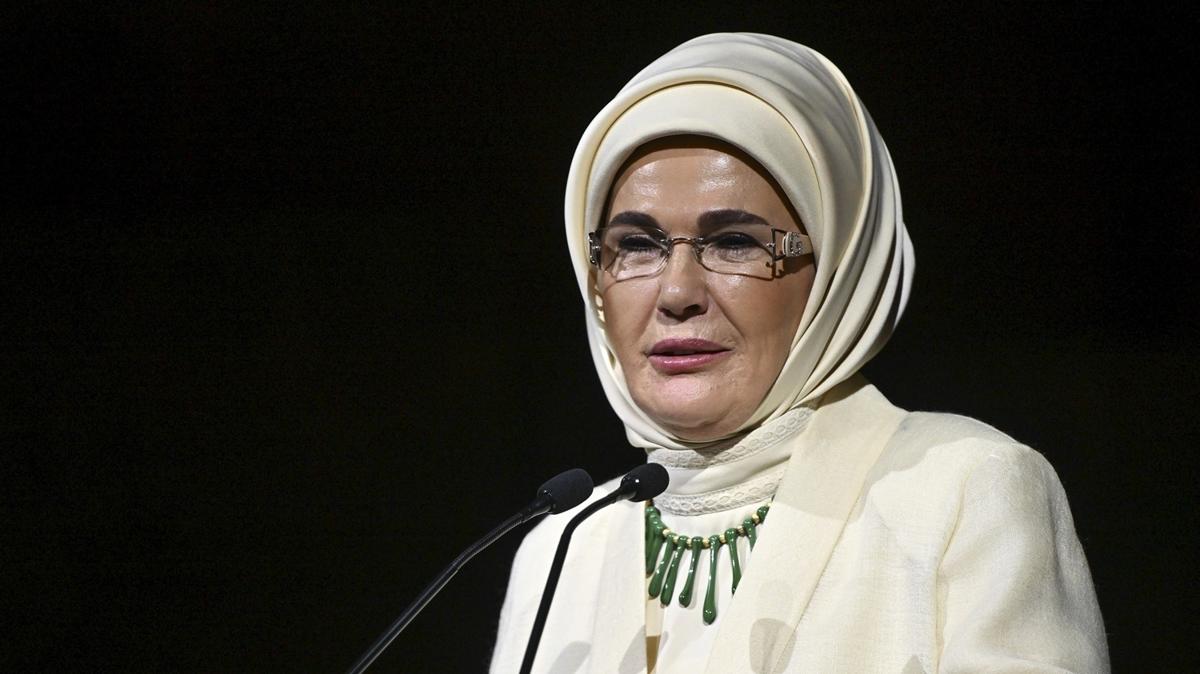 Emine Erdoan: Sof kuma iin atlan bu adm yeni projelere ilham olacak